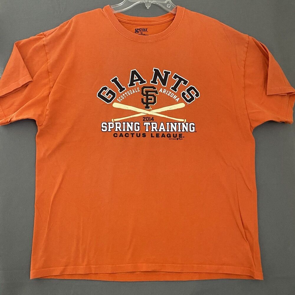 San Francisco Giants Shirt Mens XL Orange 2014 Cactus‎ League AZ Baseball MLB
